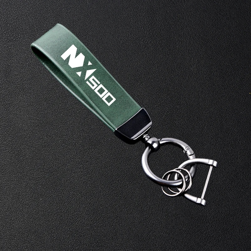 لهوندا NX500 NX 500 nx500 nx 500 2023-2025 2024 عالية الجودة دراجة نارية الجلود المفاتيح المعادن كيرينغ الملحقات #5