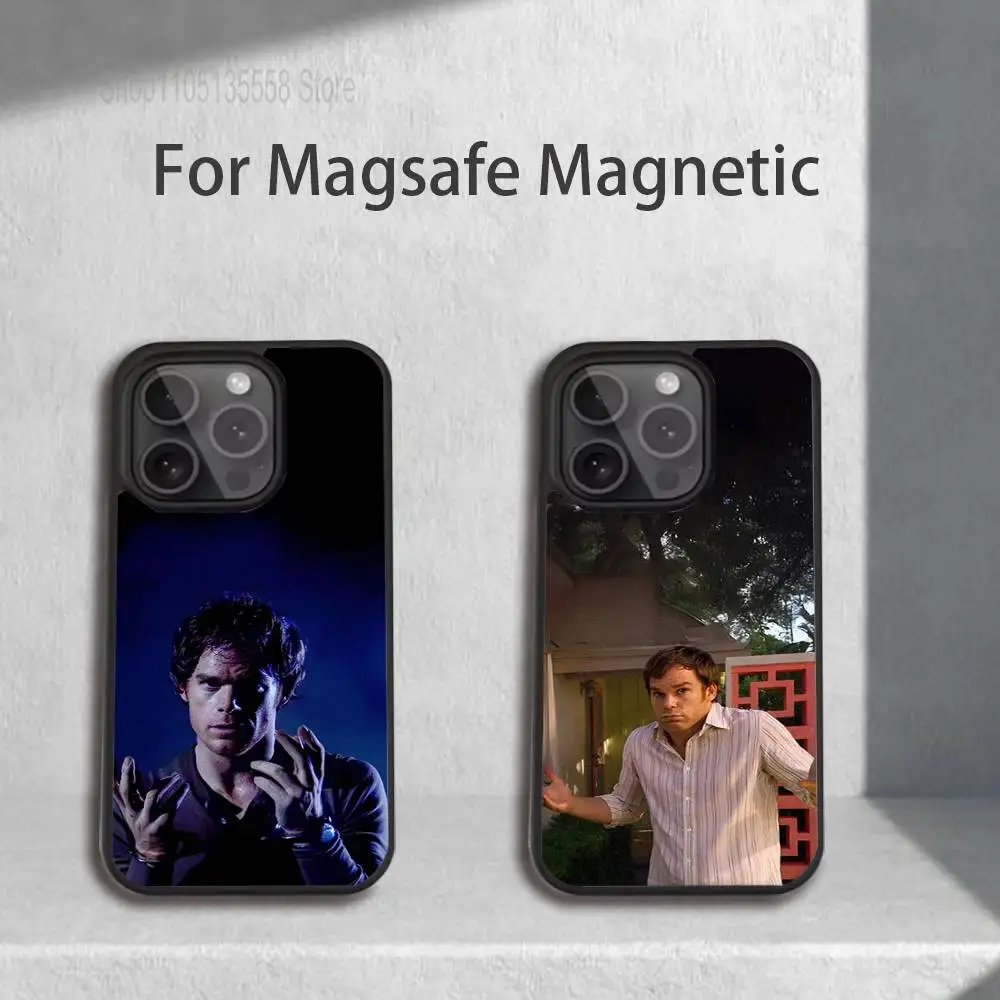 

D-Dexter M-Morgan Phone Case For IPhone 17,16,15,Pro,Max,Air,14,Plus,13,12,11 Magesafe Wireless Charge Cover