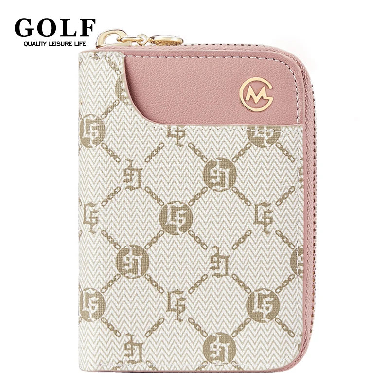 GOLF Women Card Holders Multiple Card Slots Leather Credit Card Holder Wallet Bank Business Cardholder Case Coin Women's Wallet