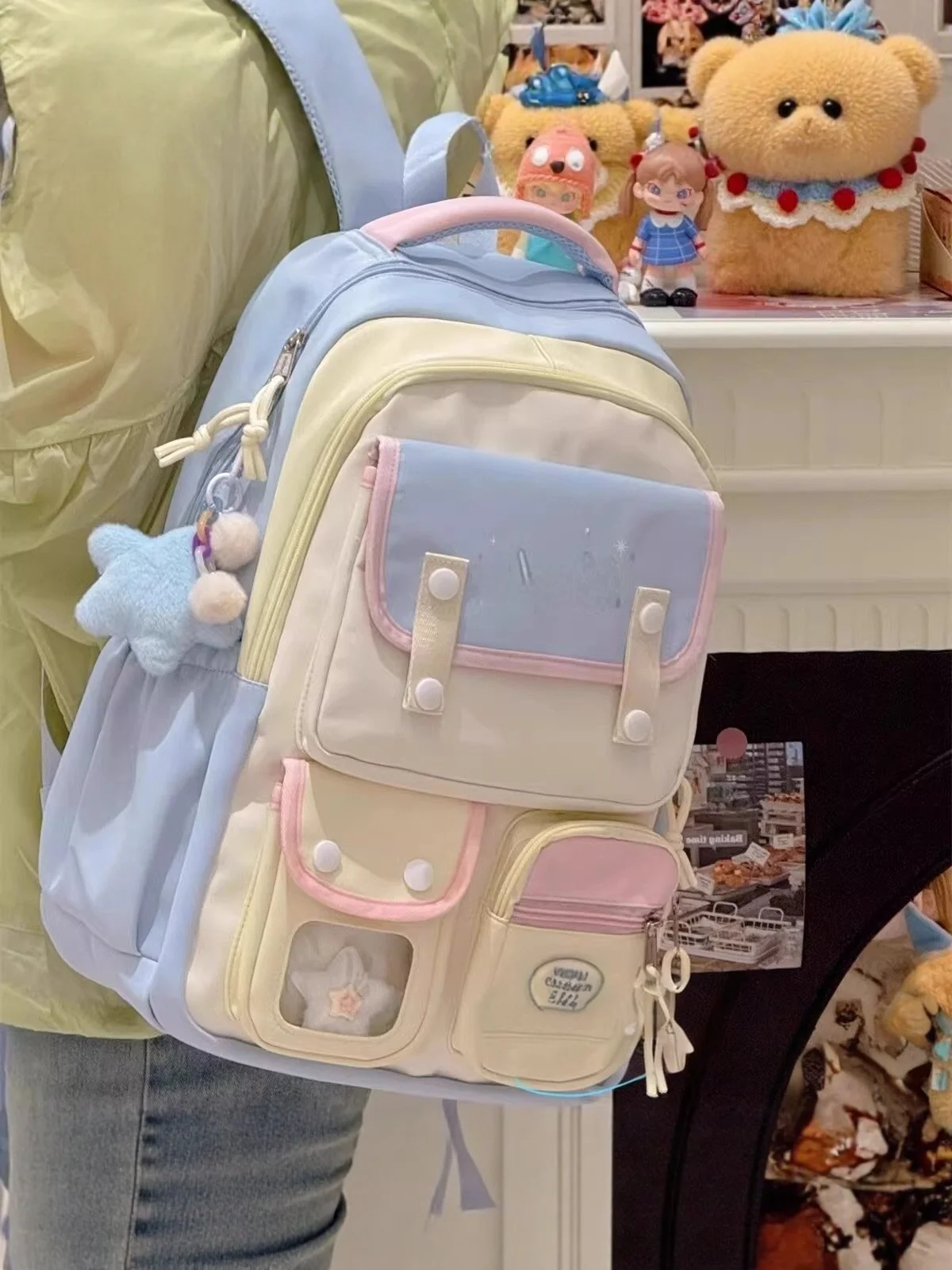 mochila-escolar-hyl-Unica-anticolision-e-impermeable-reduce-la-carga-protege-la-columna-vertebral-para-ninas-de-secundaria