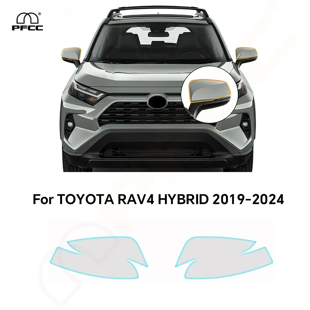 

Car Headlight Rearview TPU Paint Protection Film For TOYOTA RAV4 HYBRID 2019-2024 PPF Anti-scratch Transparent Sticker Repair