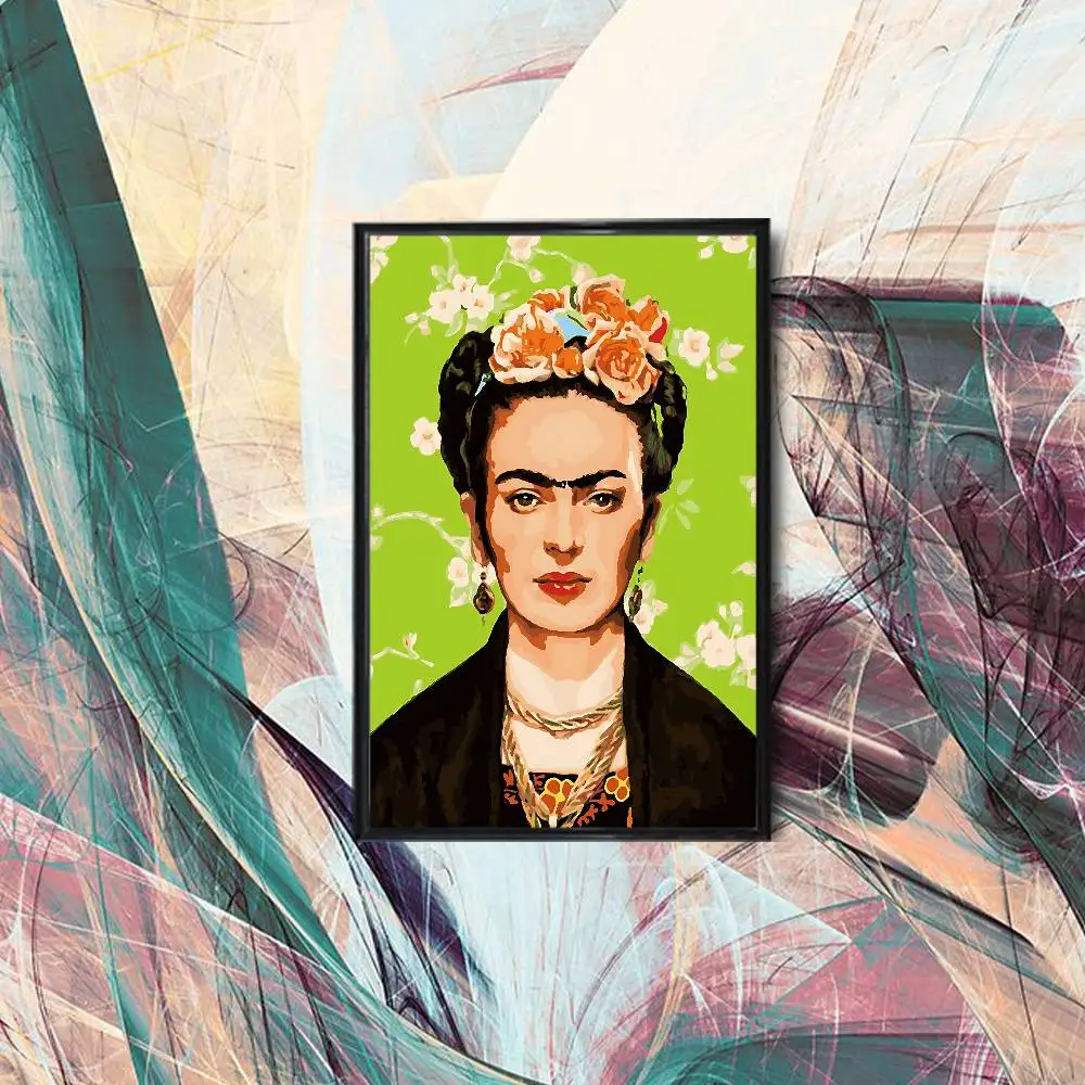 Mexican Legend Art Frida Kahlo High Quality Dorm Living Room Aesthetic Wall Decoration Painting Poster Stickers Gift