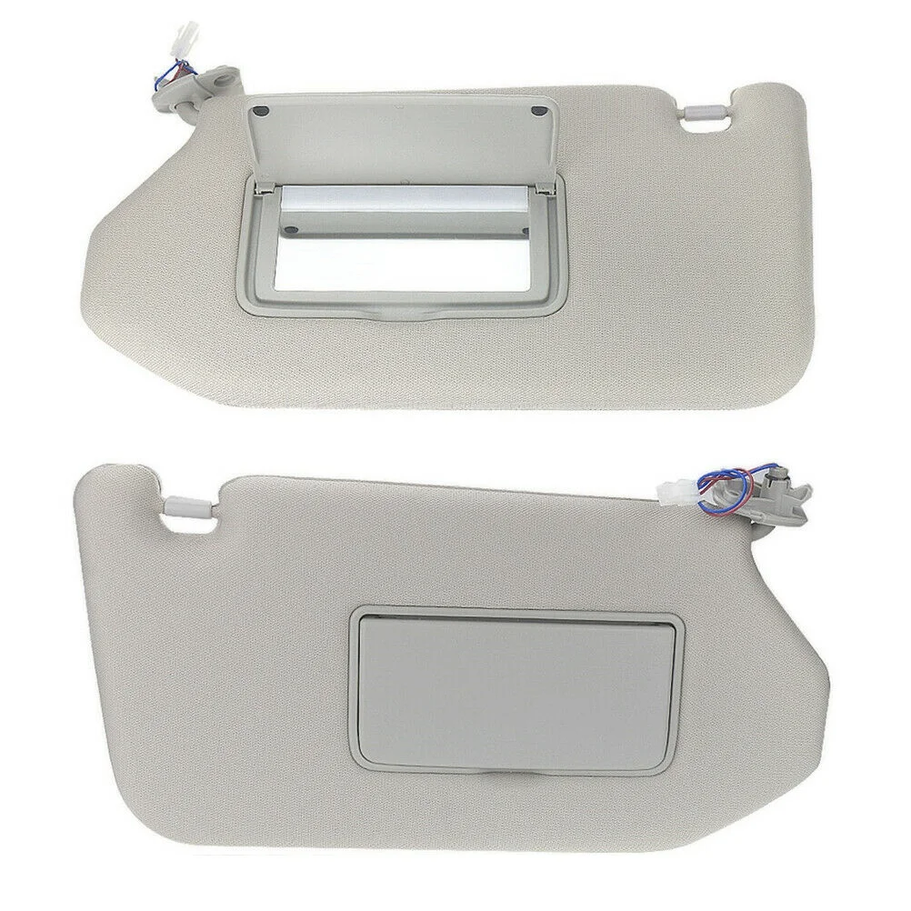 2Pcs Car Left & Right Sun Visor with Lamp DN for Nissan Pathfinder 2013-18 Infiniti QX60 14-17 96401-9PB0A 96400-9PB0A