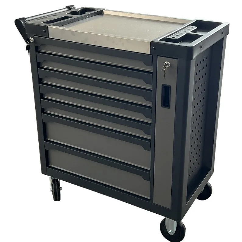 Airow Workbench Drawer Type Removable Tool Cart Toolbox with 258 Pieces Auto Repair Professional Set Storage Car