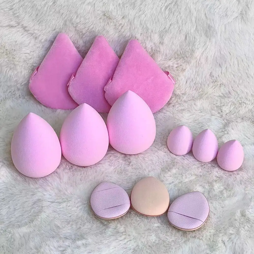 12Pcs New Soft Cosmetic Puff Washable Velvet Sponges Powder Puff Make Up Accessories Cotton Makeup Blender Women