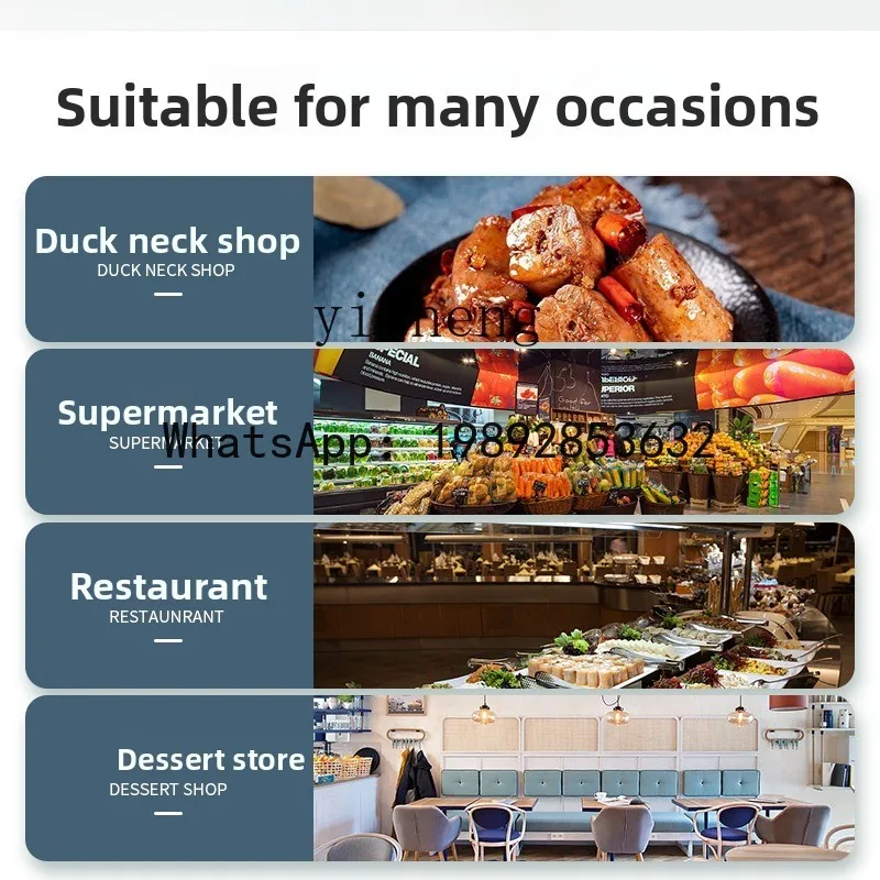 display cabinet refrigerated cooked food cabinet braised vegetables fresh meat refrigerated fresh-keeping cabinet