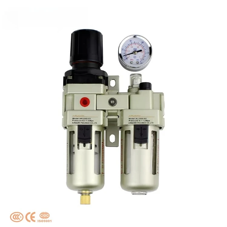 

SMC Type AC Series Filter Regulator and Lubricator Assembly Pneumatic air Service Unit