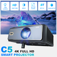 DESS Full HD 1080P Projector C5 WiFi LCD 4K Video Movie Android Projector PK LED Home Theater Cinema Beamer