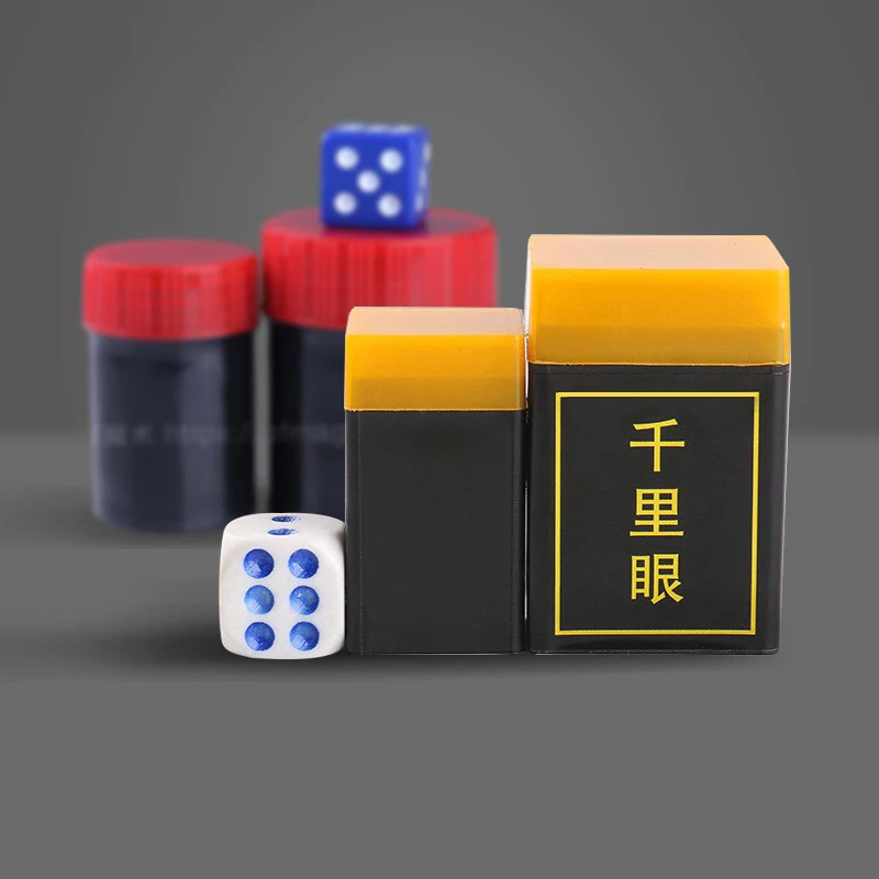 Clairvoyance Magic Props Close-up Stage Performance Dice Guess The Number Of Dice Children's Toys Set Beginner Magic Toys