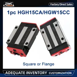 1pc HGH15CA HGW15CC Slider Block Match Mse HGR Linear Guide For Linear Rail CNC Diy Parts