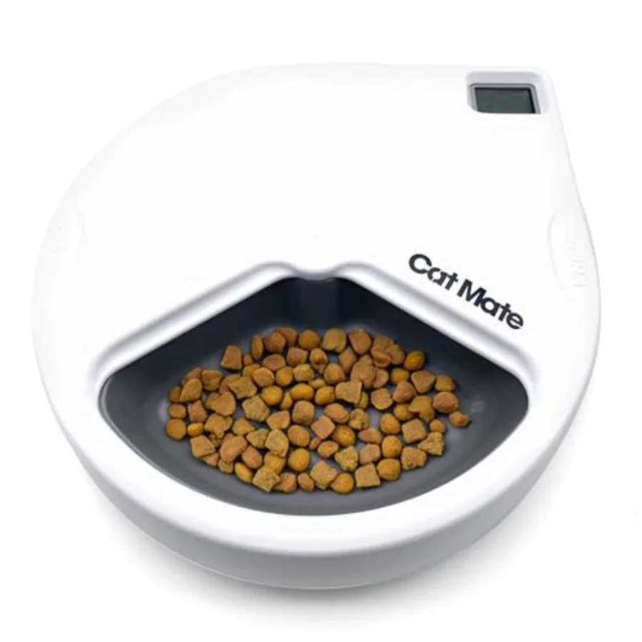 

C300 Automatic 3 Meal Pet Feeder with Digital Timer - for Cats or Small Dogs, for Wet and Dry Pet Food, Meals up to 0.73 lb Eac