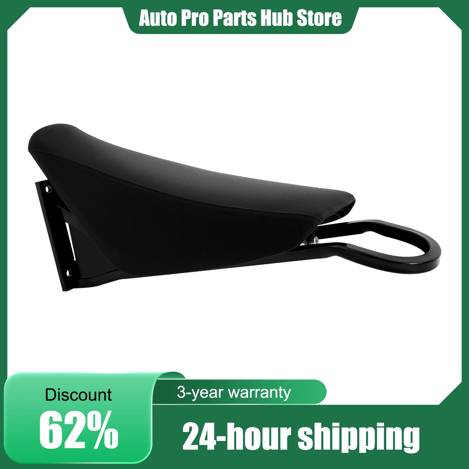 

Motorcycle Seat Cushion Bracket, Motorcycle Seat Support, PU Thickened Soft Saddle Holder, Waterproof Durable, Universal