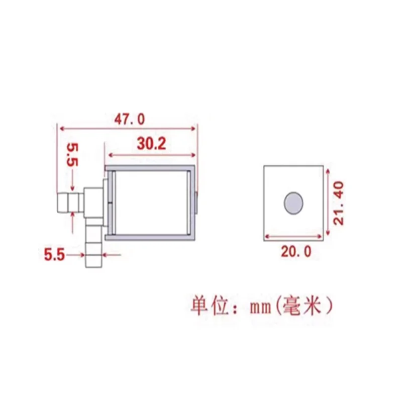 1 قطعة صمام كهرومغناطيسي صغير DC6V 12 فولت 24 فولت صمام الهواء صمام المياه عادة مغلقة صمام التحكم في اتجاهين لسقي النباتات #2