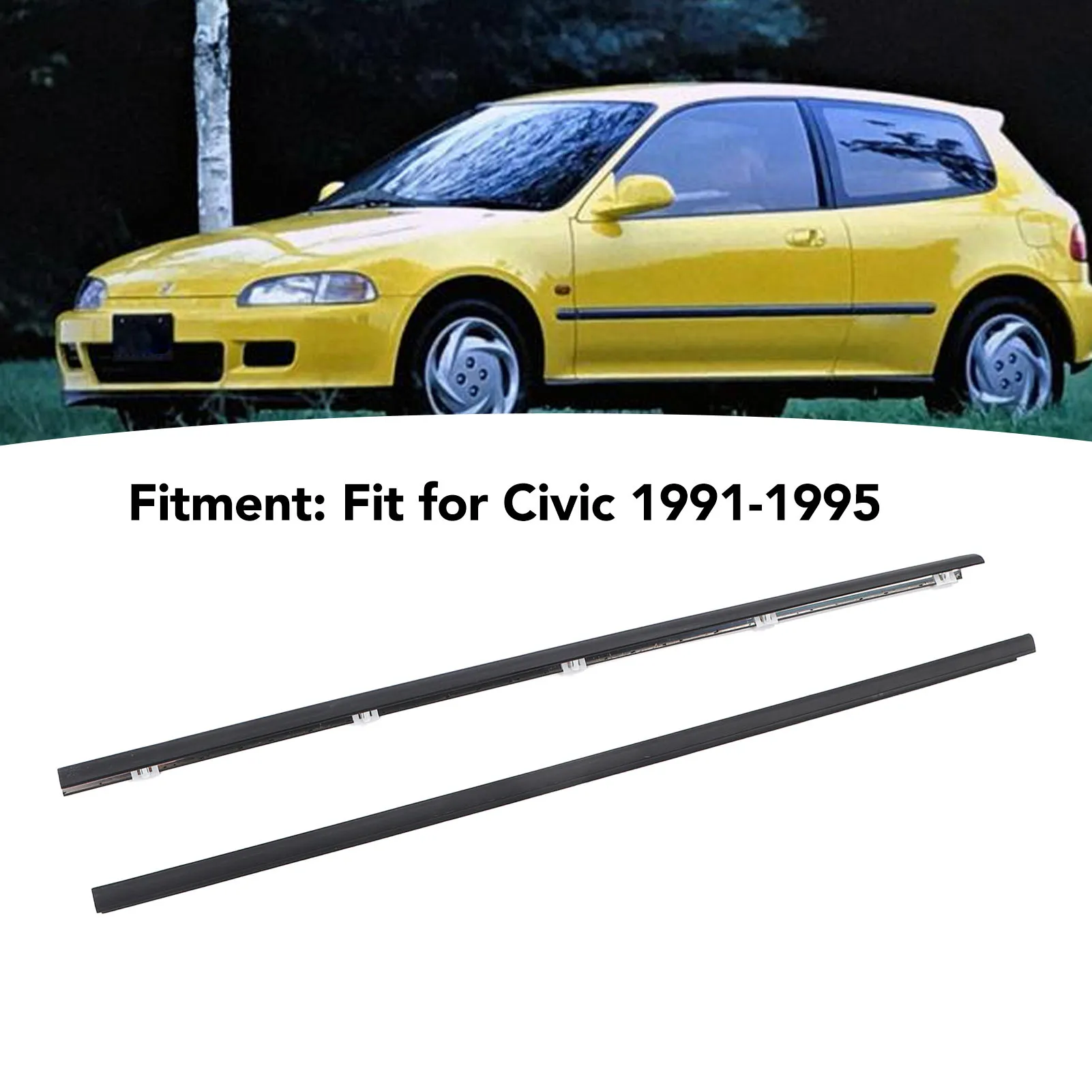 نافذة الباب السير الوقائي صب تقليم 72410‐SR3‐003 72450‐SR3‐003 المطر مقاومة نافذة السير الوقائي حزام ل سيفيك 1991-1995