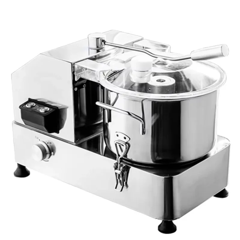 

12-Liter Electric Commercial Food Cutting Machine Stainless Steel Fruit & Vegetable Cutter Nut Motor Snack Processing