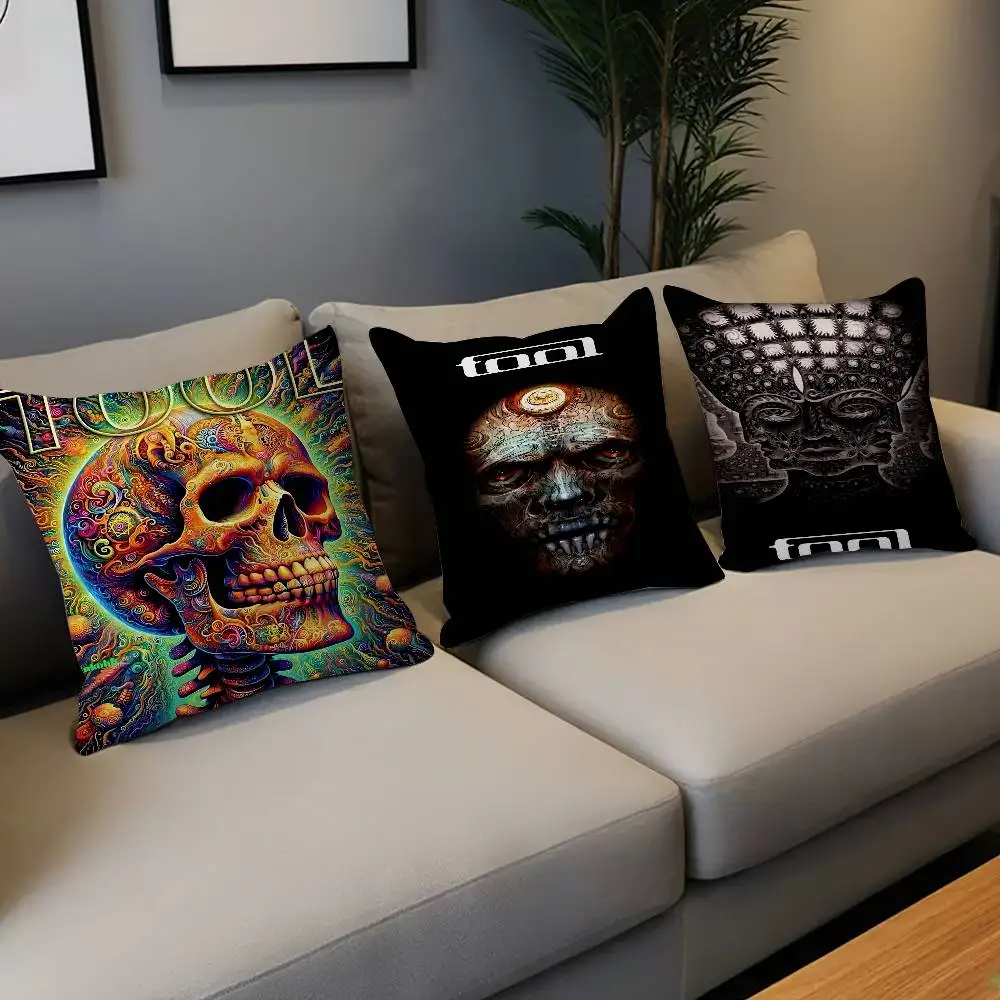 

Tool Band Lollapalooza in Texas Pillowcase toon Gift Cushion Cover Bedroom Home Sofa Chair Seat Decor pillow case