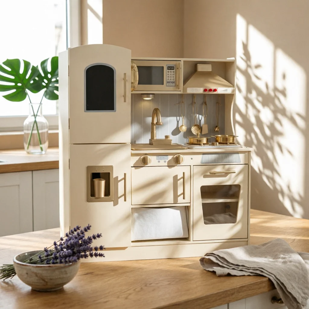 Kids Outdoor Kitchen - Wooden Play Kitchen Ahorra Espacio Toy
