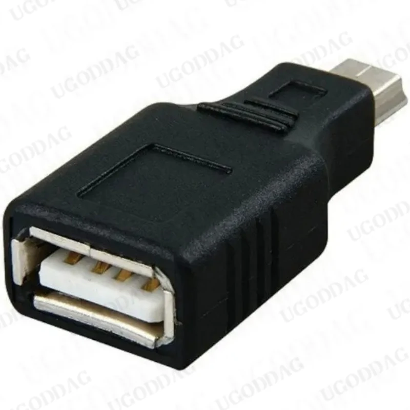 Test before send USB A Female to Mini USB B Male Cable Adapter 5P OTG V3 Port Data Cable For Car Audio Tablet For MP3 MP4