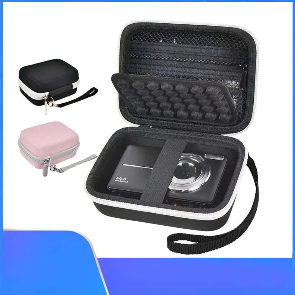 Hard Storage Organizer For Digital Camera EVA Protective Pouch Travel Case For Small Electronics Cables Memory