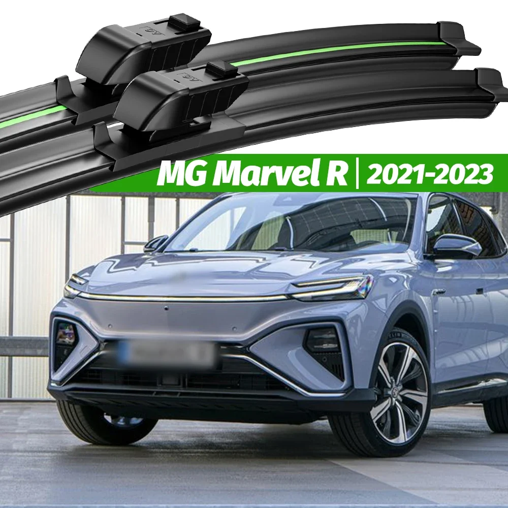 

For MG Marvel R 2021-2023 2pcs Front Windshield Wiper Blades 2022 Windscreen Window Accessories