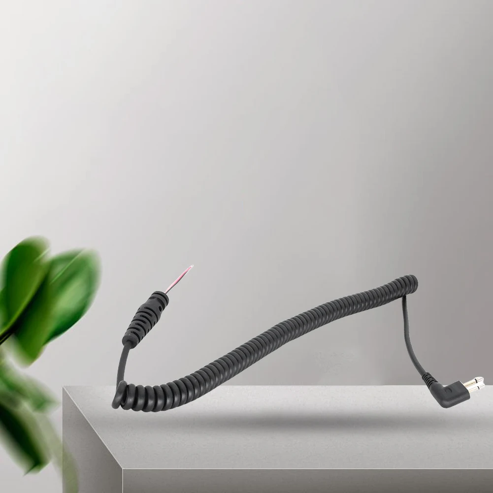 4-Wire Electric Mic Speaker Cable Line 2pins Microphone Cord for Motorola EP450 CP040 CP140 CP300 GP3188 for Hytera Wakie Talkie