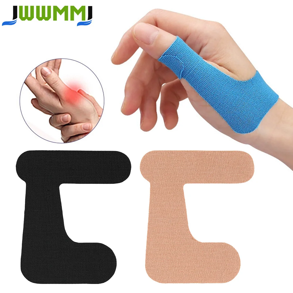 10/20/30/4050PCS Precut Kinesiology Tape for Thumb Support, Elastic Athletic Tape for Thumb Pain Relief