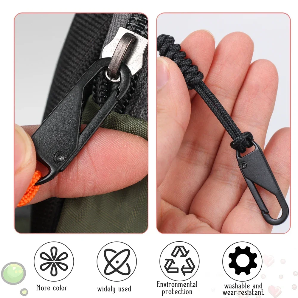 Universal Metal Zipper Pull Tap Replacement Instant Repair Zipper Head Puller for Clothing Bags Home DIY Sewing Zipper Sliders