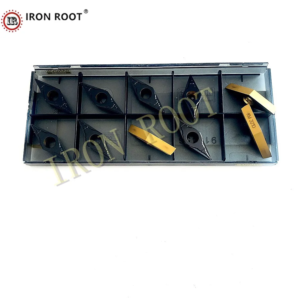 

New Authentic VBMT-160404-KM 3210, CNC Lathe Turning Tool Carbide Turning Tool Insert For Cast Iron