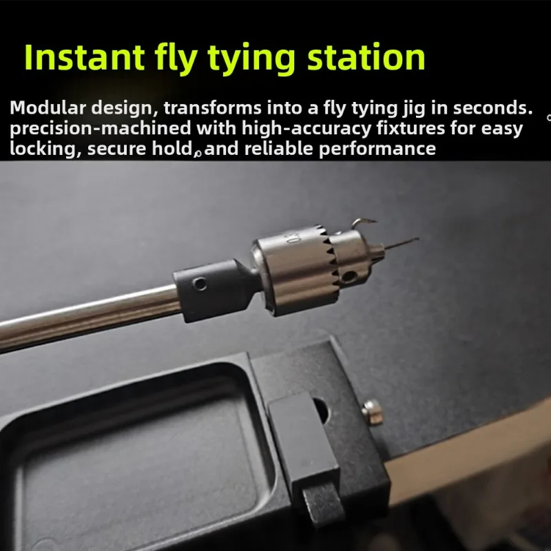 Multi-claw monster, wire ring bending device, winding device, slow rotation, bait fly clip table
