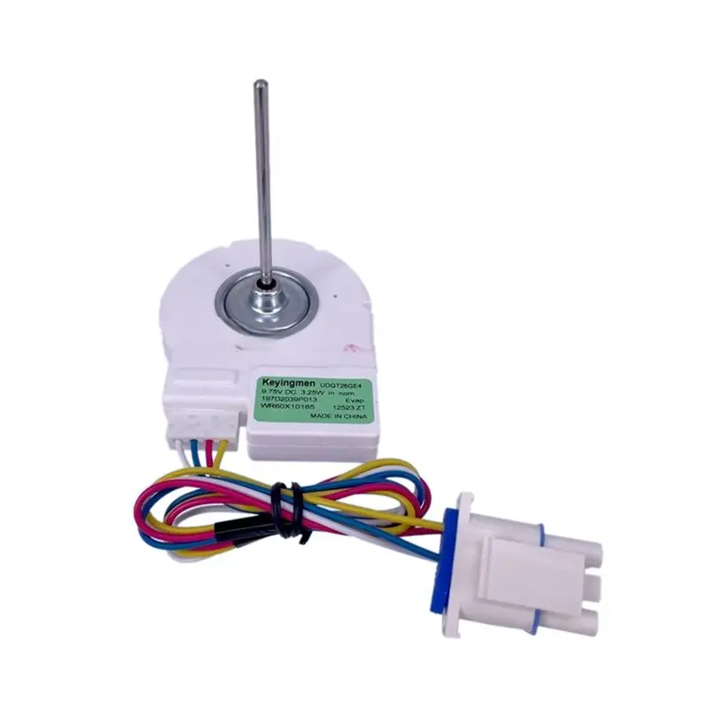 DT39 Refrigerator Fan Motor UDQT26GE4 WR60X10277 9.75V DC Compatible with for Kenmore Freezer Parts