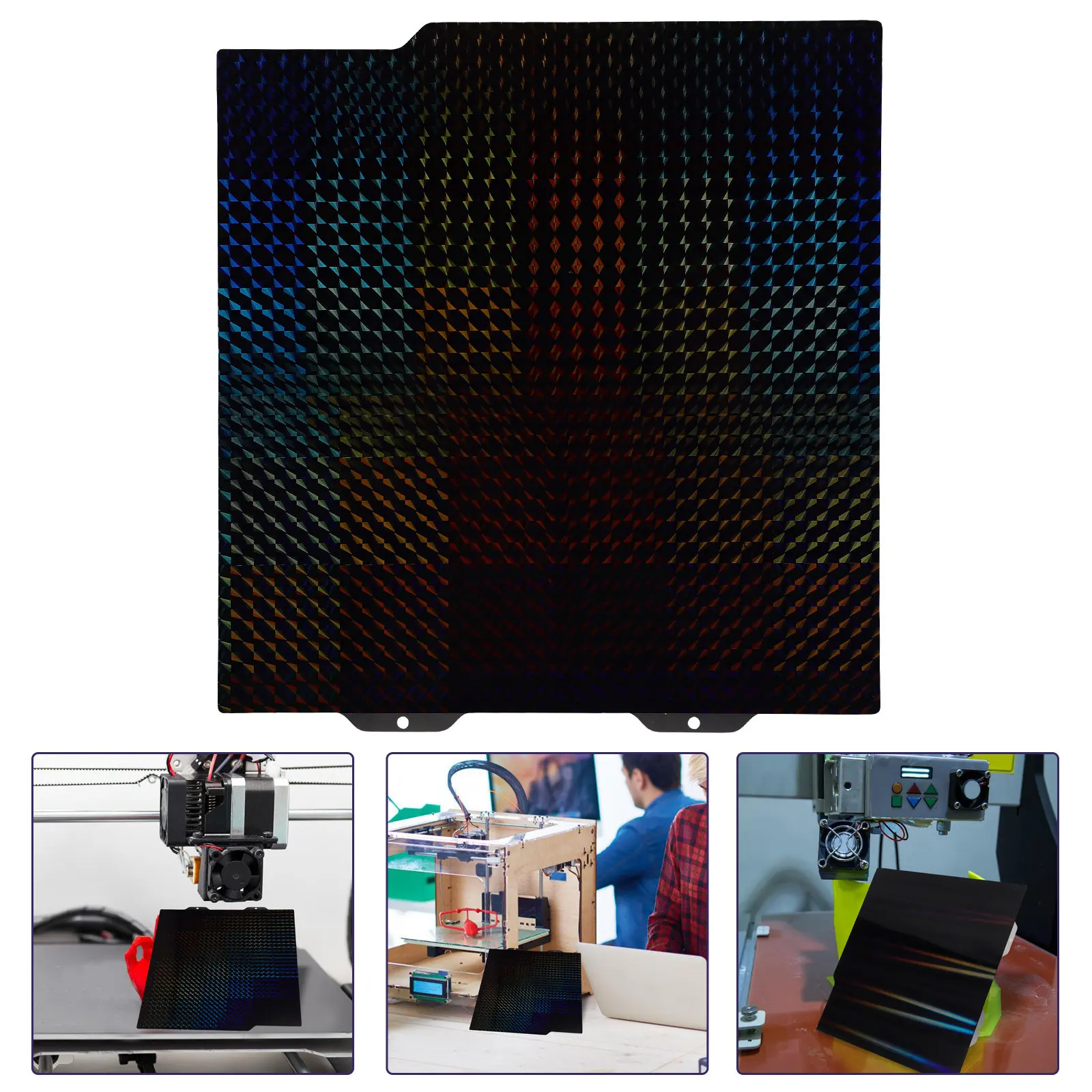 

Пластина из пружинной стали для 3D-печати, двусторонняя, с текстурной пленкой H1H, немагнитная основа для Kp3s, высокая точность