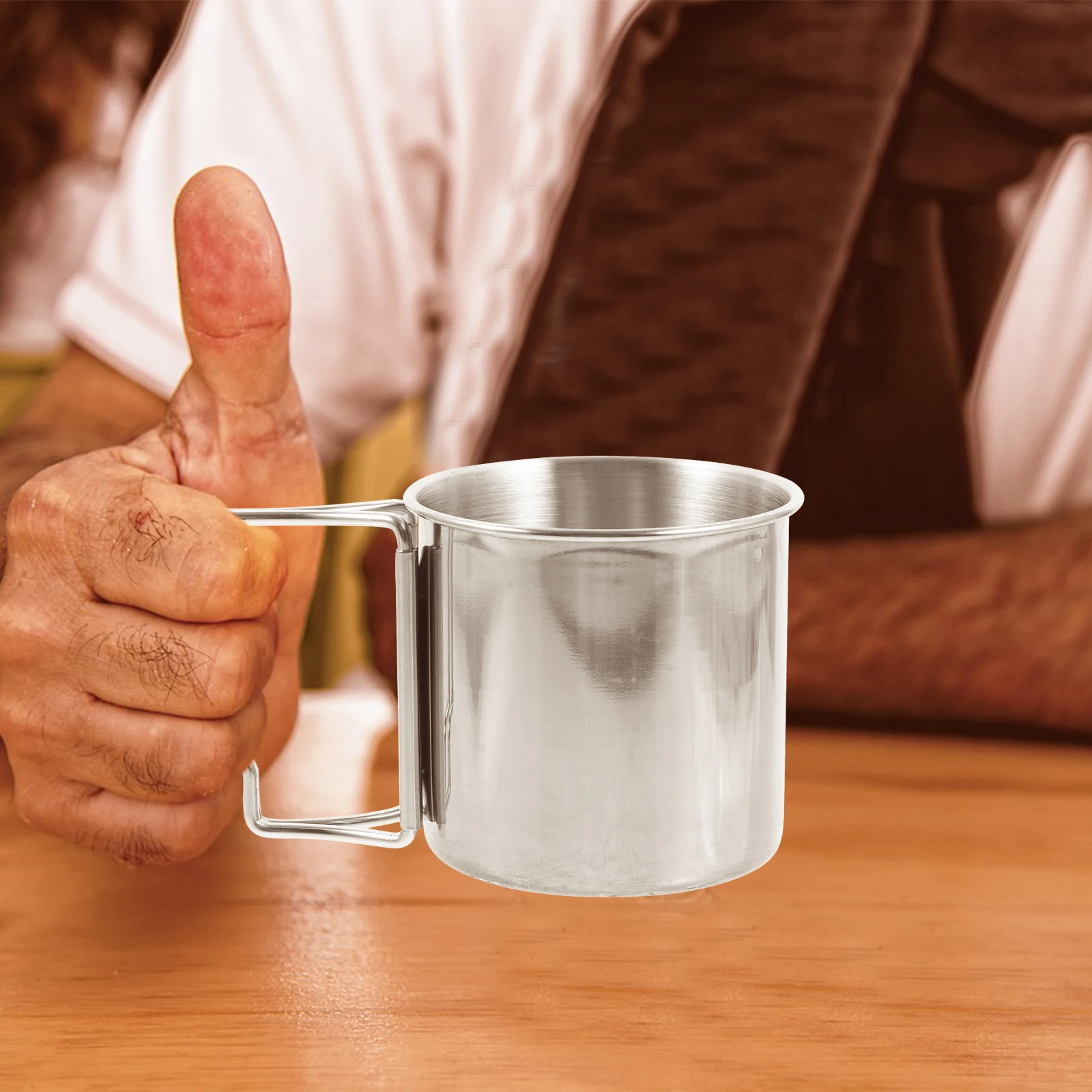 

Camping Coffee Mug Stainless Steel Portable Multi-Function Outdoor Drinking Cup Camping Travel Water Mug Outdoor Drinking Cup