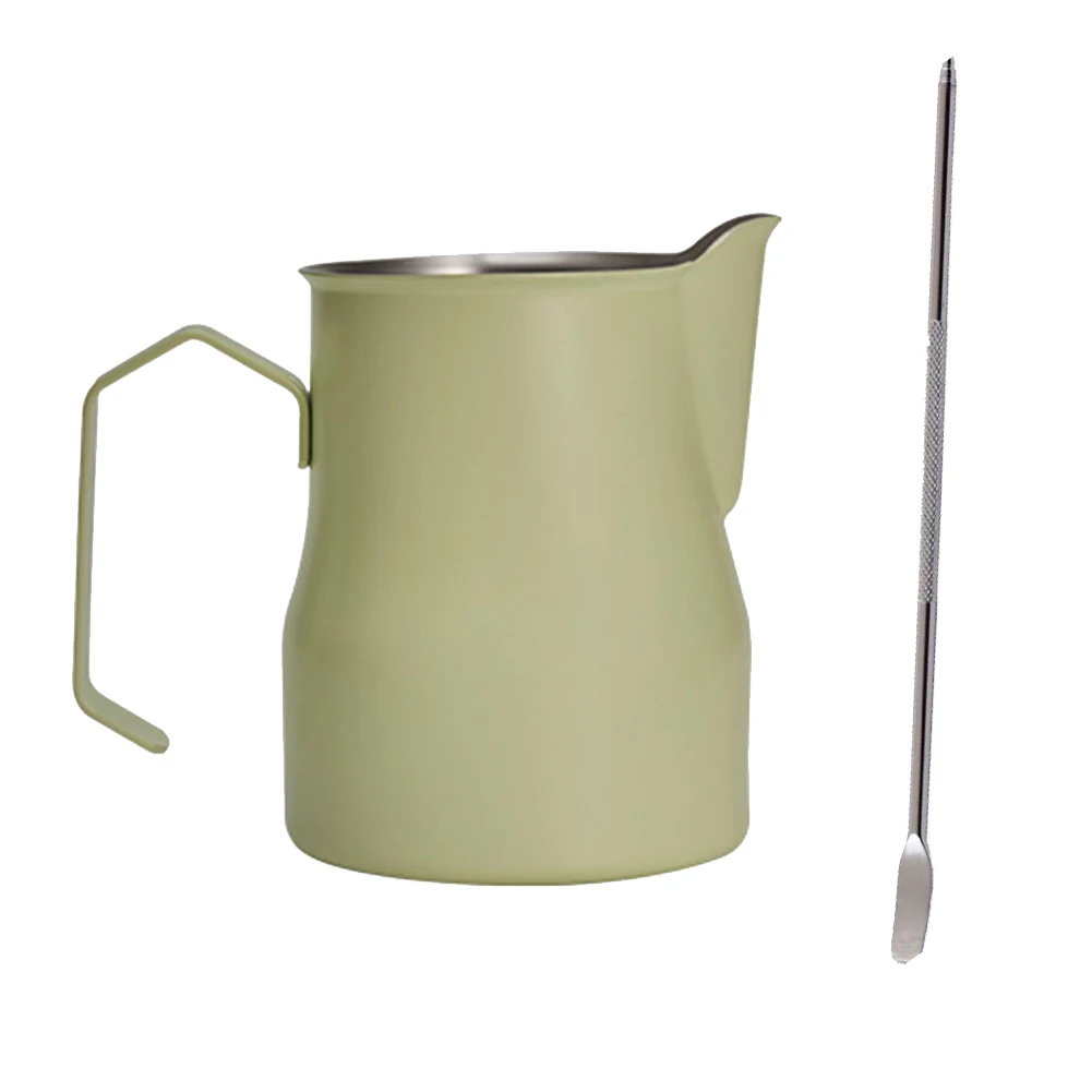 Coffee Frothing Pitcher 450ml in Stainless Steel Multi Purpose Tool for Home Baristas to Create Intricate Latte Art