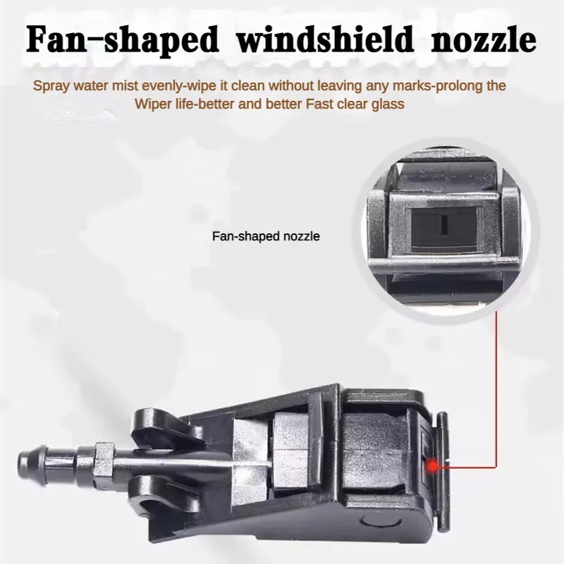سيارة الجبهة غسالة زجاج أمامي ممسحة فوهة الرش 6RD 955985 لسيارة فولكس فاجن فولكس فاجن باسات B5 جولف 5 4 MK4 بورا بولو بيتل جول #2