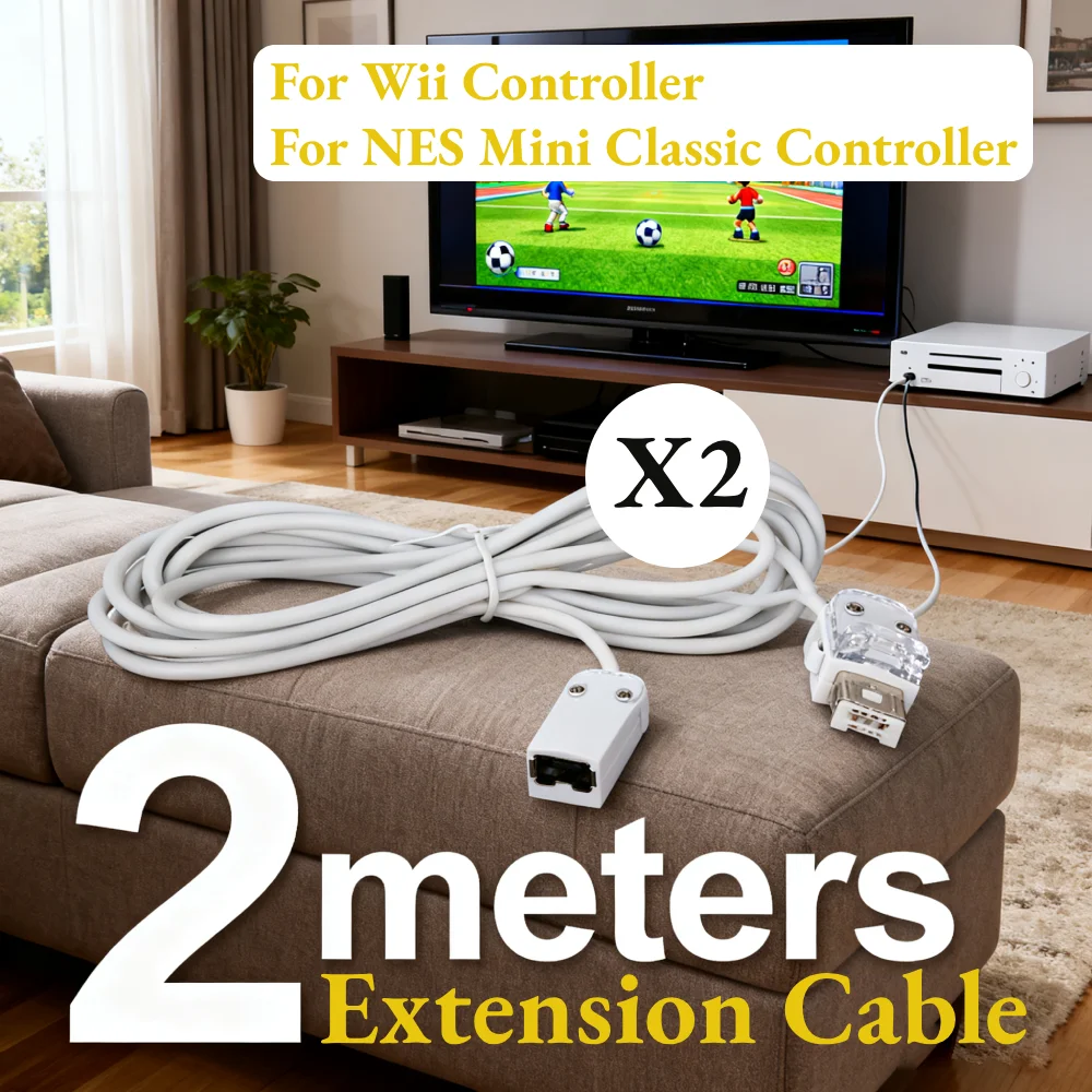 2Pcs 2M/6.56FT Cont…