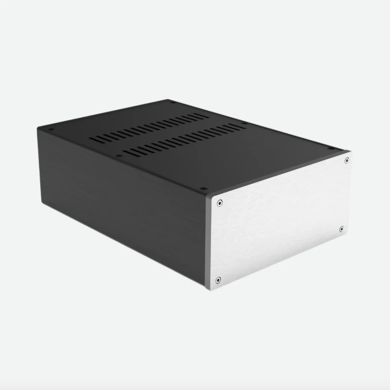 220*100*311mm Full Aluminum HiFi Empty Case DIY Audio Enclosure for Preamp DAC Power Amplifier Headphone Amp Linear Power Supply