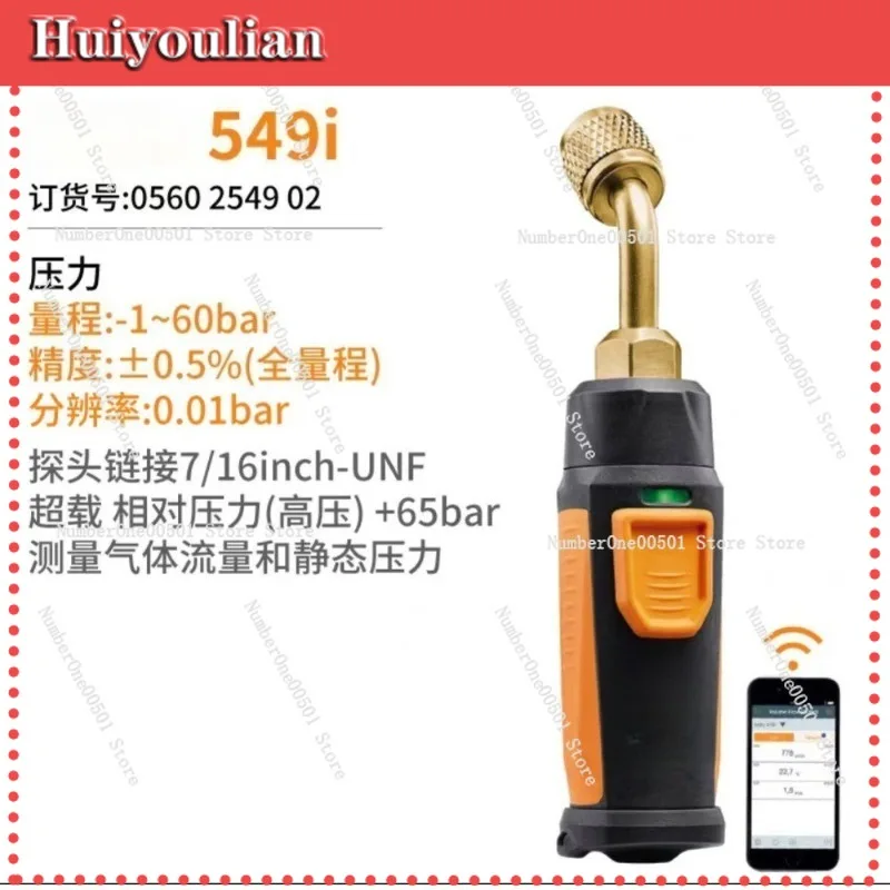 Digital Vacuum Gauge 552i  549i 115i Smartphone App Controlled Wireless Air Conditioning Refrigeration Systems Vacuum Probe
