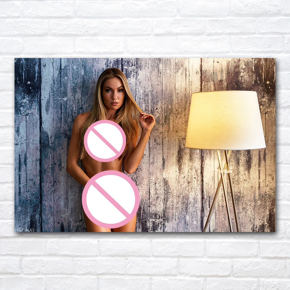 Blonde Woman Canvas Painting Wall Art Home Decor Posters ＆ Prints Pictures Bedroom Wall Decoration