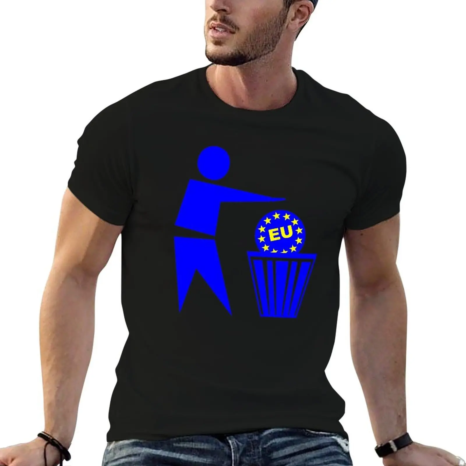 Put the EU in the bin T-Shirt rapper graphic tees valentines boutique clothes vintage t shirt men