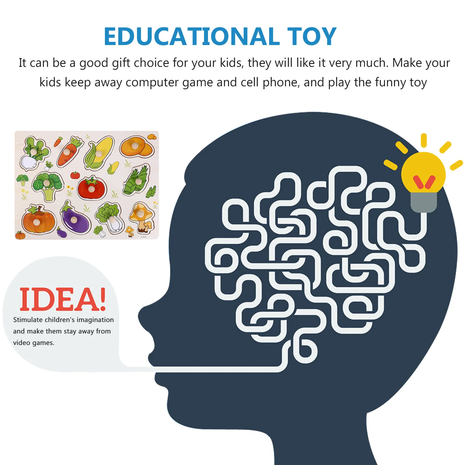 1 セット 1 セット ジグソー木製子供教育用明るい色の子供用パズル遊具早期学習ゲーム木製パズルおもちゃ