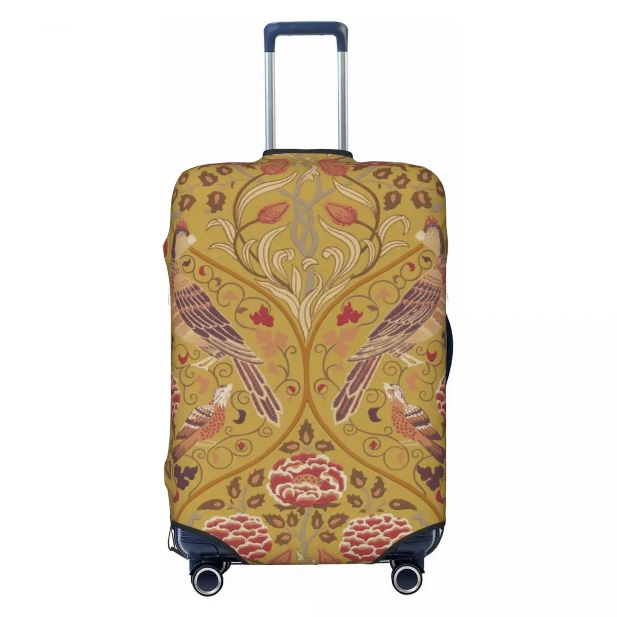 

Custom Vintage Floral Pattern By William Morris Suitcase Cover Elastic Luggage Covers Protector for 18-32 inch