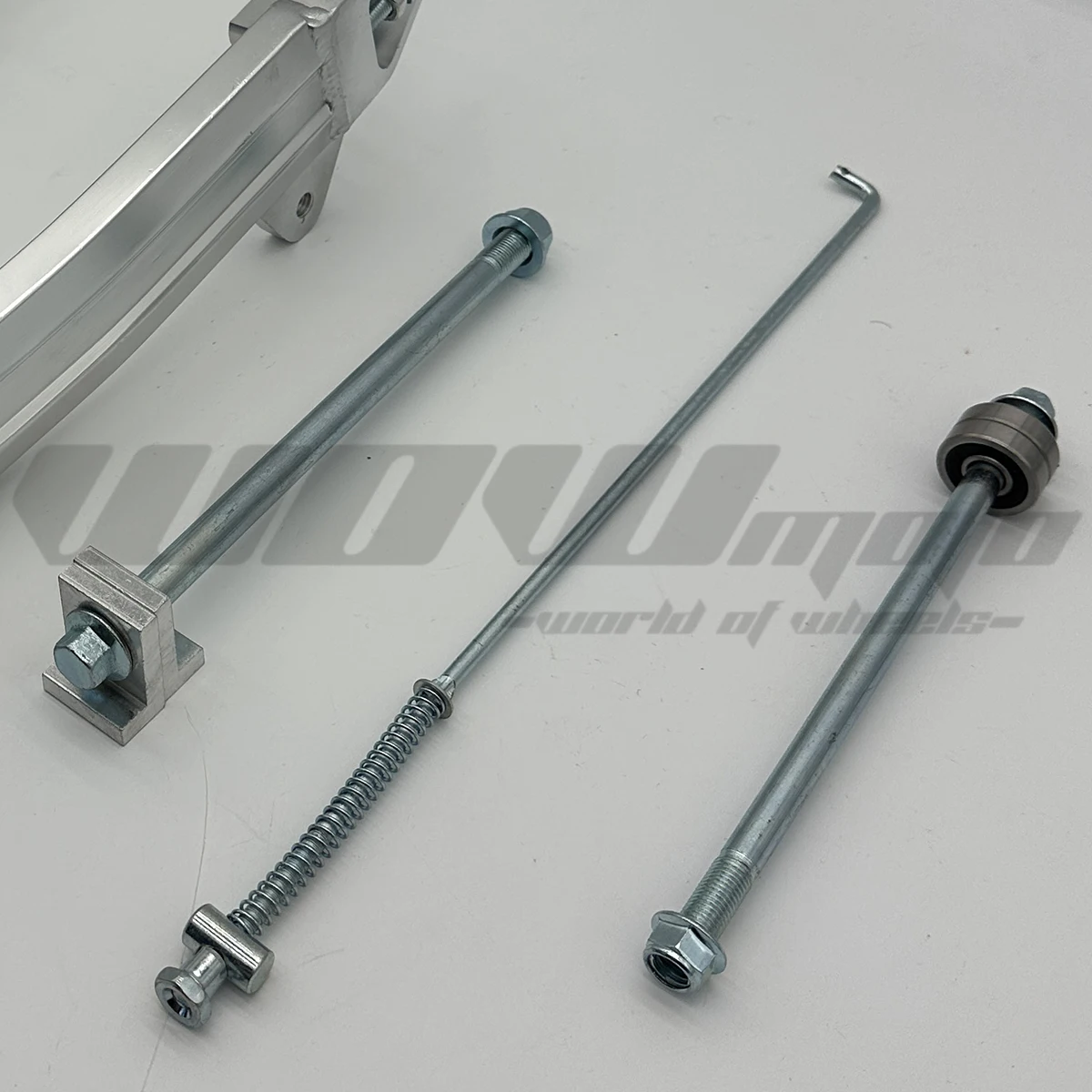 Mini Moto 12in Swing Arm Kit For Monkey Z50 1967-1979 | Rear Flat Fork & Rocker Arm Assembly | Custom Motorcycle Chassis Parts