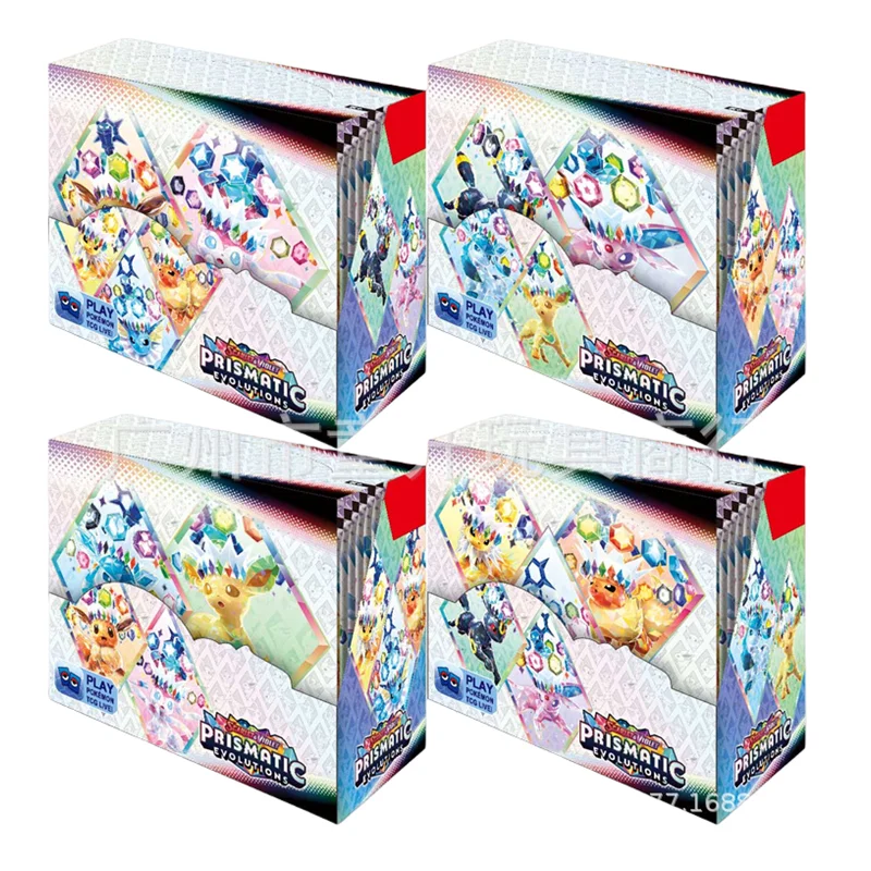 360 Stück Pokémon-Karten Mega Evolution Chaos Rising Pitch Black Scarlet Violet 151 Englische Booster-Karten für Kampfspiele DIY-Karten Geschenke