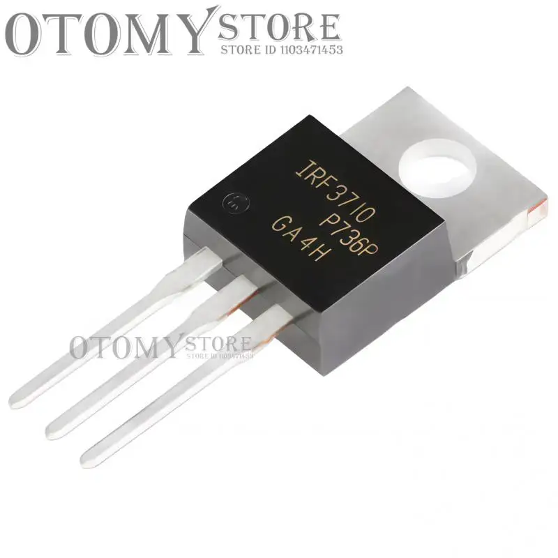 10PCS 100% NEW IRF3710 IRF3710PBF TO-220 N Channel 100V 57A FET MOS Transistor IRF3205PBF IRF3205 TO220 110A/55V Chipset