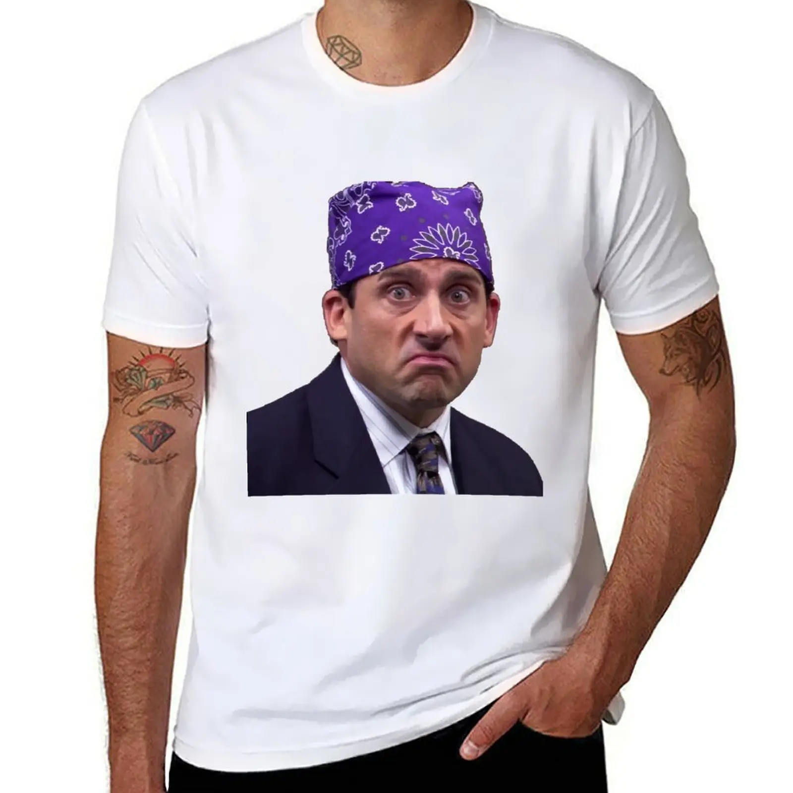 

Prison Mike - The Office T-Shirt anime tshirt man t shirt cotton high quality T-Shirt