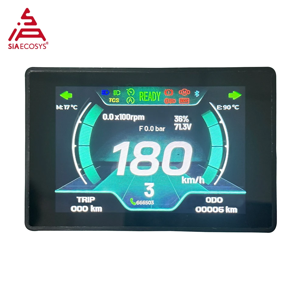 SiAECOSYS New Arrival SCJ3500 Speedometer Tire Pressure Sensor for Electric Scooter Display