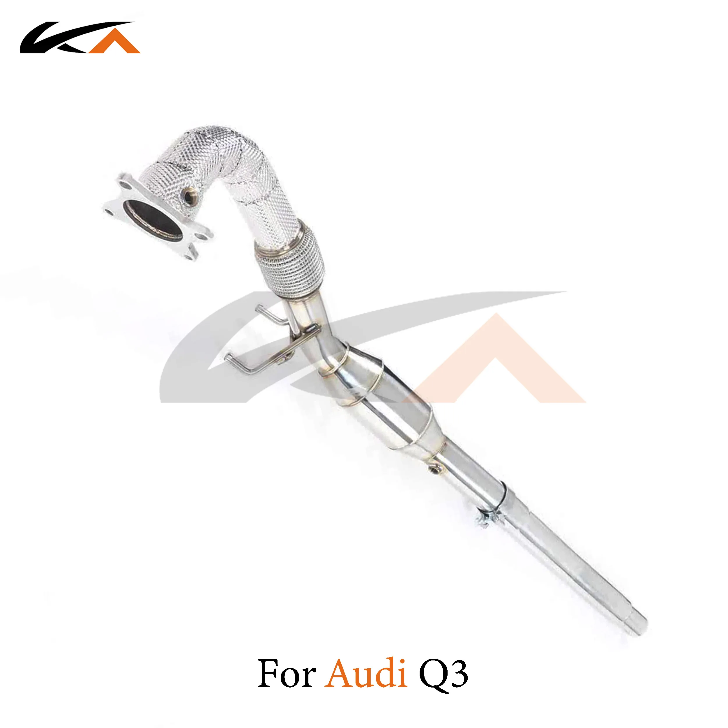 

KA Tuning exhaust system header stainless downpipe for Audi Q3 2.0T axle pipe performance catalysis heat shield