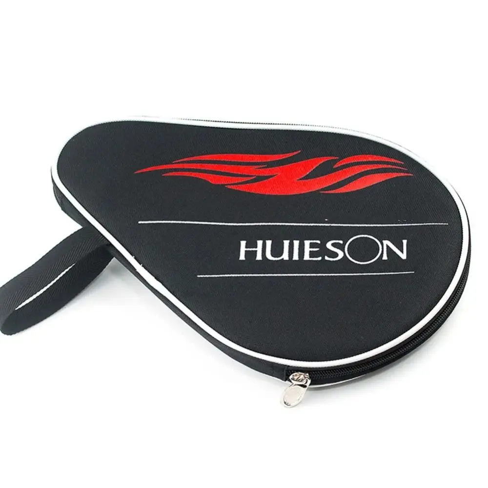 Oxford Cloth Table Tennis Rackets Bag Single Paddle Calabash Shape Ping Pong Rackets Case Protective Cover Training Accessories