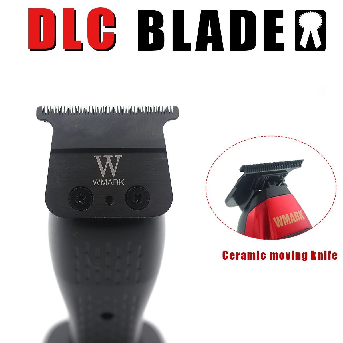 WMARK NG-XT1 Men's Hair Clippers,Magnetic Vector Motor Trimmer Microchipped Magnetic Motor with Interchangeable Lids,3 Guards