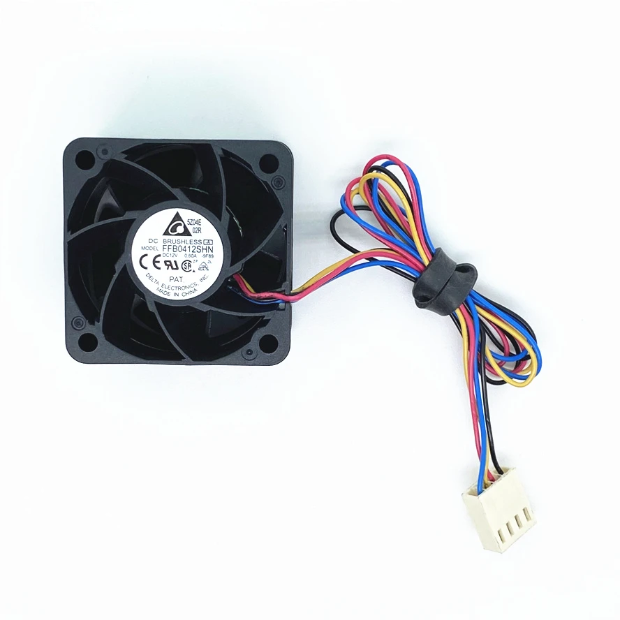 Delta Fan 12V 0.6A 4028 40MM 40x40x28MM kipas Server daya besar kipas pendingin dengan 4pin PWM